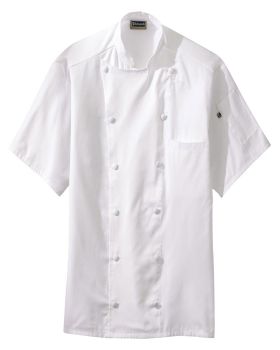 Edwards 3331 12 Button Short Sleeve With Mesh Chef Coat 