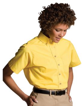 'Edwards 5230 Ladies Easy Care Short Sleeve Poplin Shirt'
