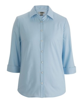 'Edwards 5355 Ladies' Essential Broadcloth Shirt 3/4 Sleeve'