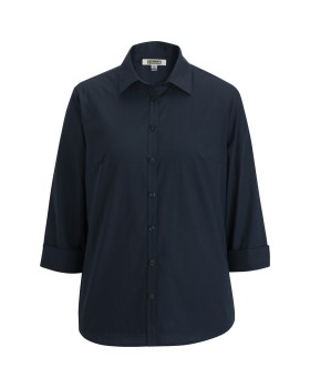 'Edwards 5355 Ladies' Essential Broadcloth Shirt 3/4 Sleeve'