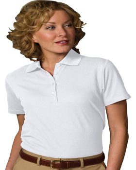 Edwards 5500 Ladies Blended Pique Short Sleeve Polo Shirts