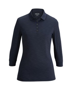 'Edwards 5590 Ladies' 3/4 Sleeve Optical Polo'