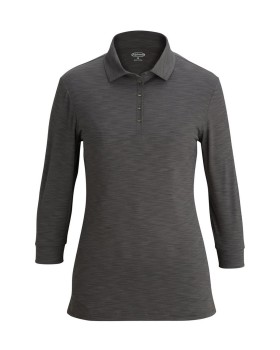 'Edwards 5590 Ladies' 3/4 Sleeve Optical Polo'