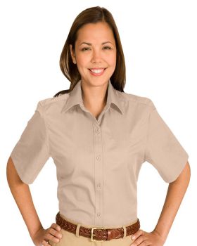 'Edwards 5740 Ladies Cottonplus Short Sleeve Twill Shirt'