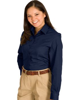 Edwards 5750 Ladies' Cottonplus Long Sleeve Twill Shirt