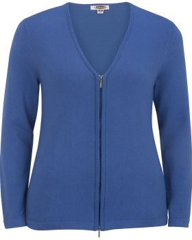 Edwards 7062 Ladies' Full Zip V-Neck Cardigan Sweater
