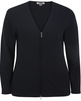 'Edwards 7062 Ladies' Full Zip V-Neck Cardigan Sweater'