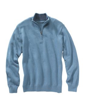 'Edwards 712 Quarter Zip Cotton Blend Sweater'