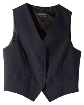 'Edwards 7490 Women’s V-Neck Economy Essential Polyester Vest'