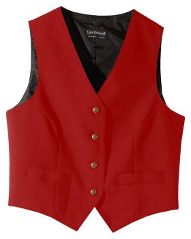 'Edwards 7490 Women’s V-Neck Economy Essential Polyester Vest'