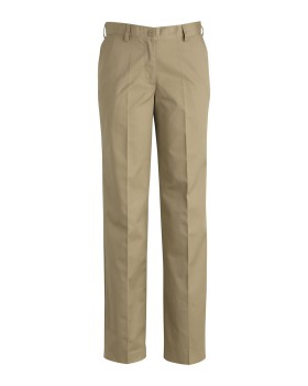 'Edwards 8537 Ladies' Utility Chino Flat Front Pant'