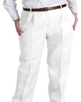 Edwards 8619 Ladies Business Casual Pleated Chino Pant