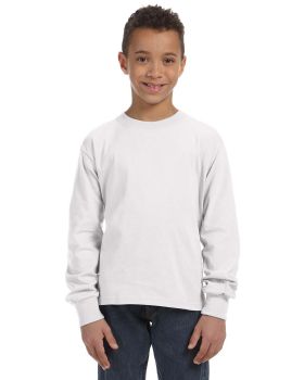 Fruit of the Loom 4930B Youth HD Cotton Long-Sleeve T-Shirt