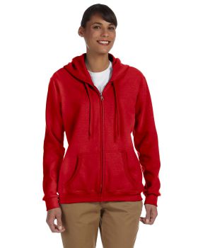 Ladies Full Zip Gildan Heavy Blend Hooded Sweatshirt Womens Hoodie S M L XL 2XL 