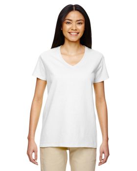 G500VL-Pack2 Gildan Heavy Cotton Ladies' V-Neck Tee