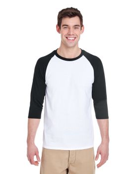 G570-Pack2 Gildan Heavy Cotton Adult 3/4 Raglan Tee