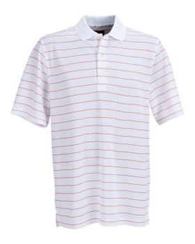 Greg Norman GNS5K449 Play Dry Performance Striped Mesh Polo
