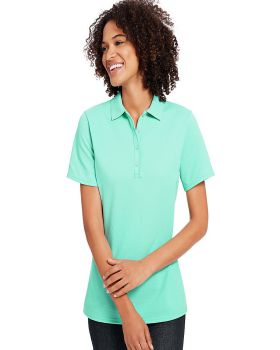 'Hanes 035P Ladies X Temp Pique Short Sleeve with Fresh IQ Polo-Shirt'