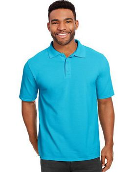 'Hanes 055P Men's X-Temp Pique Polo with Fresh IQ'