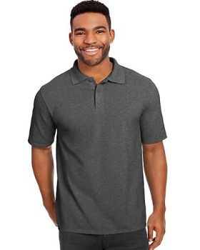 Hanes 055P Men's X-Temp Pique Polo with Fresh IQ