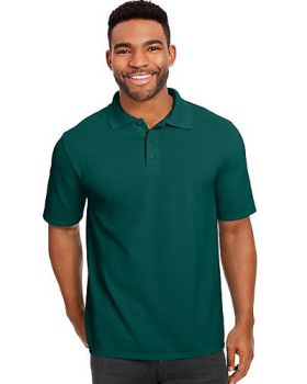 'Hanes 055P Men's X-Temp Pique Polo with Fresh IQ'