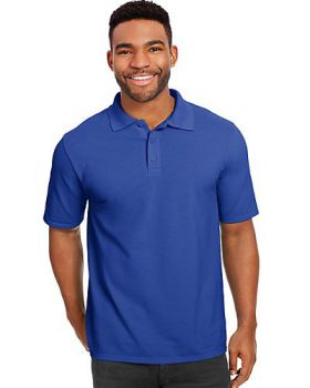 'Hanes 055P Men's X-Temp Pique Polo with Fresh IQ'
