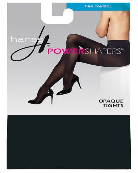 Hanes 0B990 Women's Firm Control Power Shapers Opaque Tights