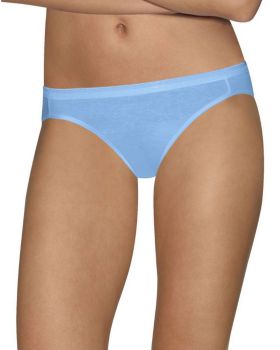 Hanes 42HUCC Ultimate Comfort Cotton Women's Bikini Panties 5-Pack