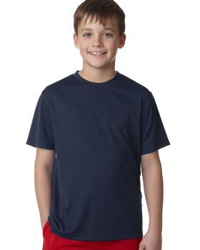 'Hanes 482Y Boys Cool Dri Short Sleeve Tee White'