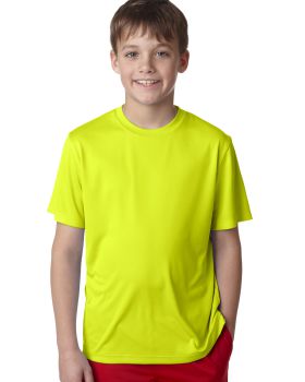 'Hanes 482Y Boys Cool Dri Short Sleeve Tee White'