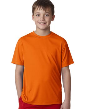 'Hanes 482Y Boys Cool Dri Short Sleeve Tee White'