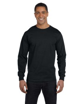 '5186-Pack2 Hanes Adult Beefy-T Long-Sleeve T-Shirt'