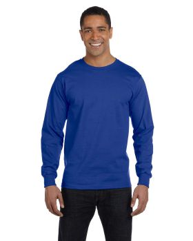 '5186-Pack2 Hanes Adult Beefy-T Long-Sleeve T-Shirt'