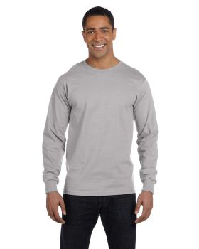 '5186-Pack2 Hanes Adult Beefy-T Long-Sleeve T-Shirt'