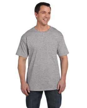 5190P-Pack2 Hanes Adult Beefy-T With Pocket