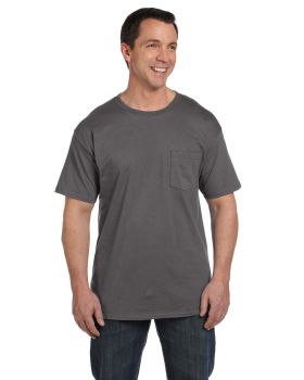 '5190P-Pack2 Hanes Adult Beefy-T With Pocket'