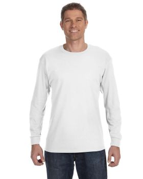 Hanes 5586 Men's Tagless Soft Long Sleeve T-Shirt
