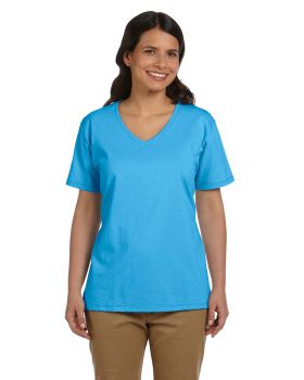 Hanes 5780 Ladies Tagless V-Neck Comfortsoft T-Shirt 