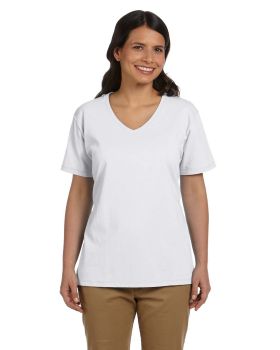 Hanes 5780 Ladies Tagless V Neck T-Shirt 