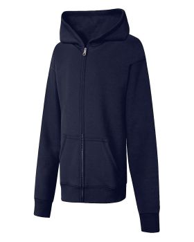 Hanes OK270 Girl's ComfortSoft EcoSmart Full-Zip Hoodie Sweatshirt