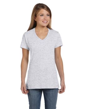 'S04V-Pack2 Hanes Women's Nano-T&Reg; V-Neck T-Shirt'