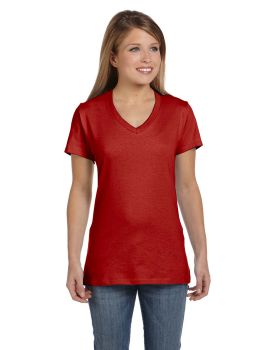 'S04V-Pack2 Hanes Women's Nano-T&Reg; V-Neck T-Shirt'