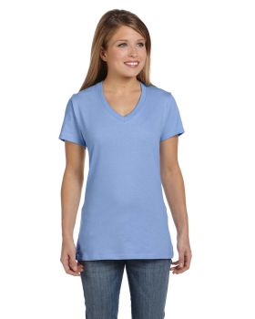 'S04V-Pack2 Hanes Women's Nano-T&Reg; V-Neck T-Shirt'