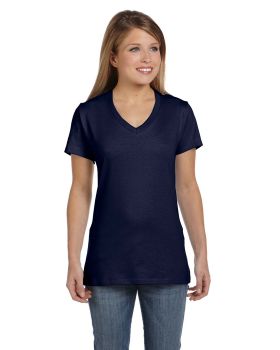 'S04V-Pack2 Hanes Women's Nano-T&Reg; V-Neck T-Shirt'