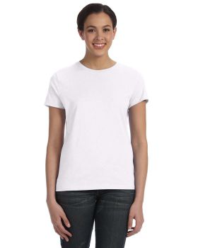 Hanes SL04 Ladies 4.5 Oz, 100% Ringspun Cotton Nano T-Shirt