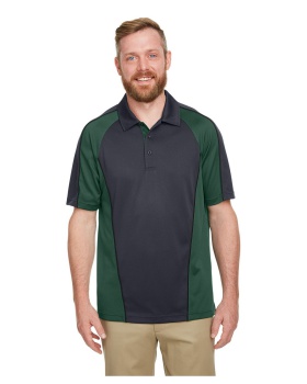 'Harriton M385 Men's Advantage Snag Protection Plus IL Colorblock Polo'