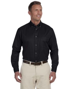 Harriton M500 Men's Easy Blend with Stain Release Twill Shirt