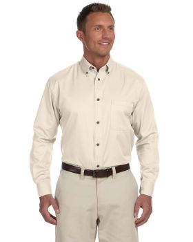 'Harriton M500 Men's Easy Blend with Stain Release Twill Shirt'