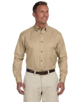 'Harriton M500 Men's Easy Blend with Stain Release Twill Shirt'