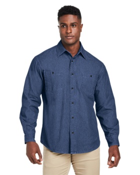 Harriton M540 Men's Denim Shirt Jacket